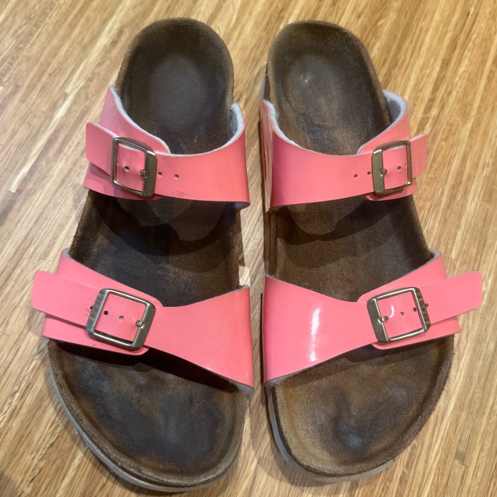 Birkenstock Double Strap Pink Sandals